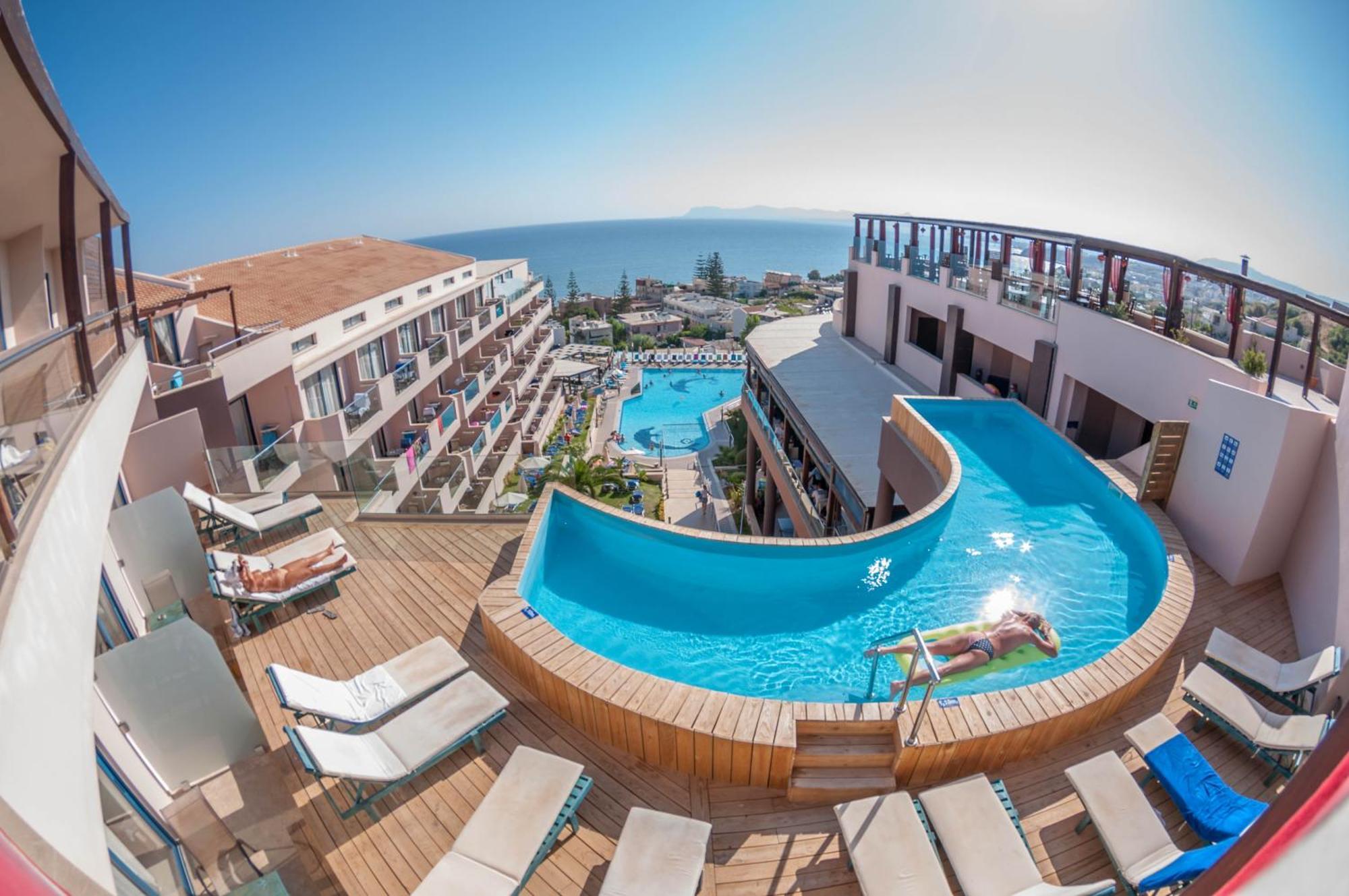 Galini Sea View Hotel Agia Marina  Exterior photo