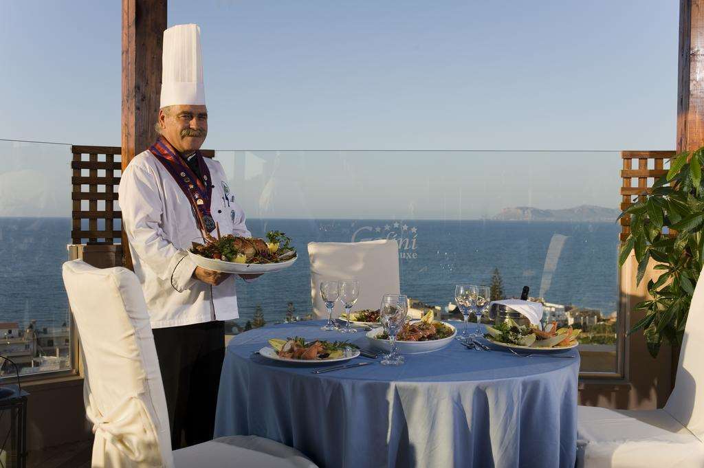 Galini Sea View Hotel Agia Marina  Restaurant photo